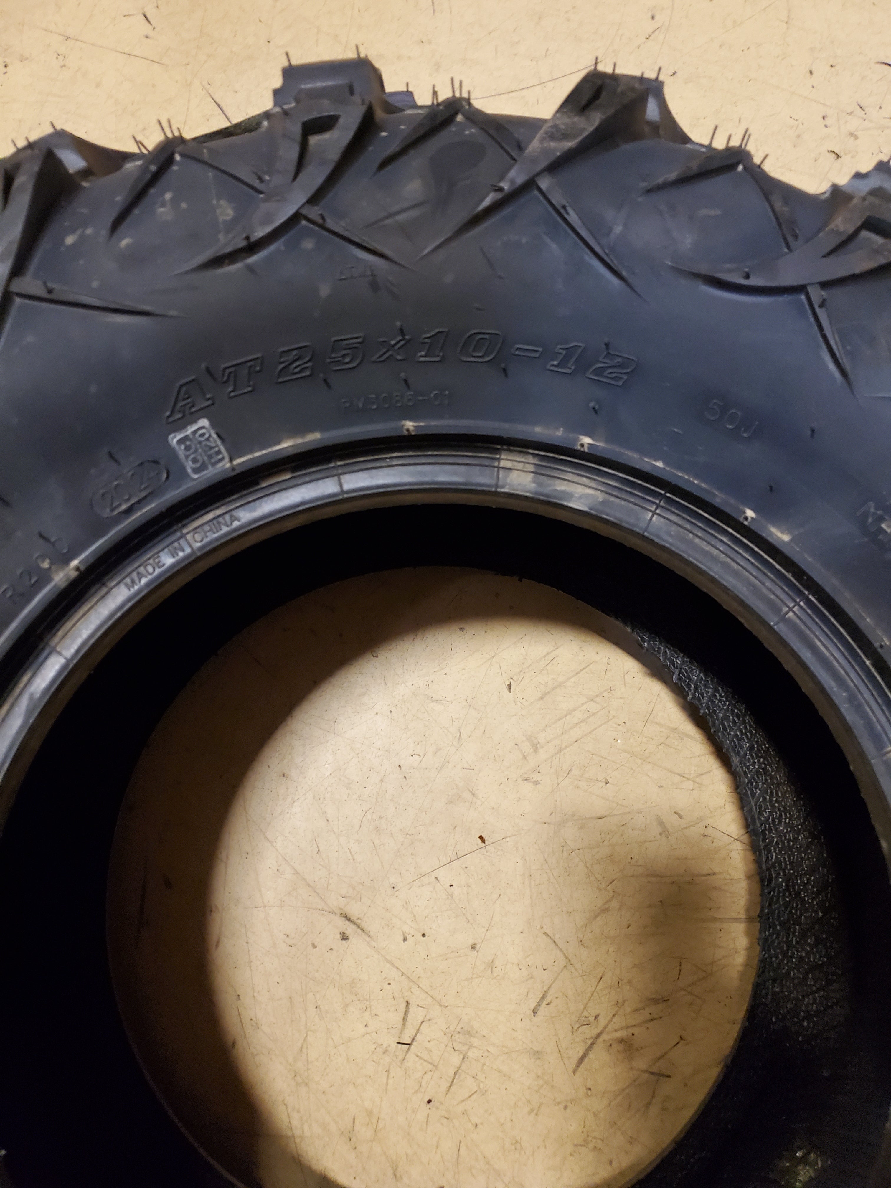 TUSK MUD FORCE BSW AT 25 10 12 50J ATV/UTV TIRE 1867490002