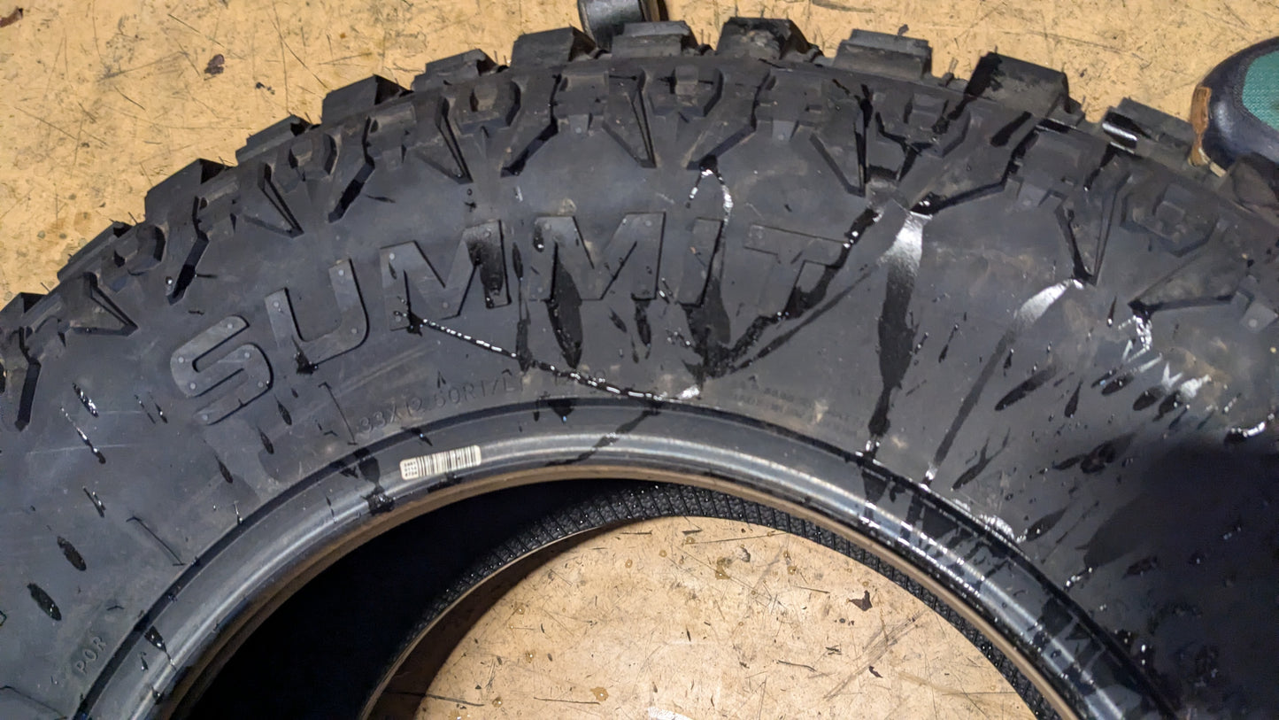 SUMMIT TRAIL CLIMBER RT BSW LT 33 12.5 17 120Q 10PLY RUGGED TERRAIN TIRE 1600716