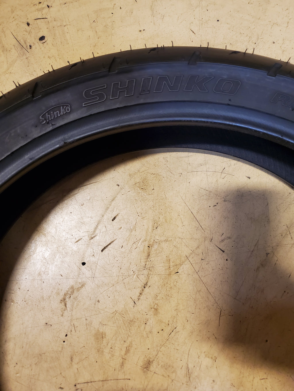 SHINKO 003 STEALTH BSW 120 70 17 58W FRONT MOTORCYCLE TIRE 874001