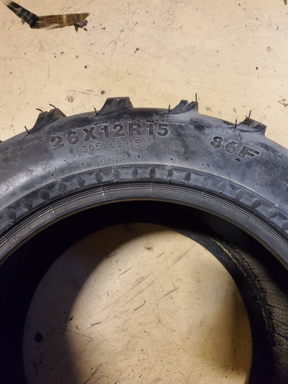 VISION TRAILFINDER VPR BSW  26 12 15 86F 6PLY ATV/UTV TIRE VT261215