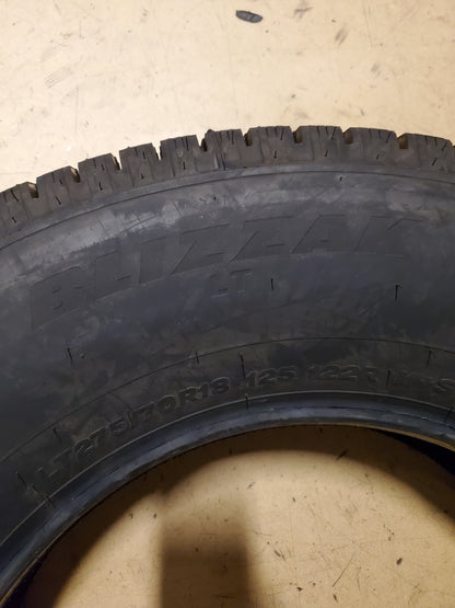 BRIDGESTONE BLIZZAK LT BSW LT 275 70 18 125/122R 10PLY WINTER TIRE 000655