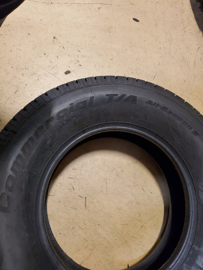 4 BFGOODRICH COMMERCIAL T/A ALL-SEASON 2 BSW LT 235 80 17 120/117R 10PLY TIRE 11616