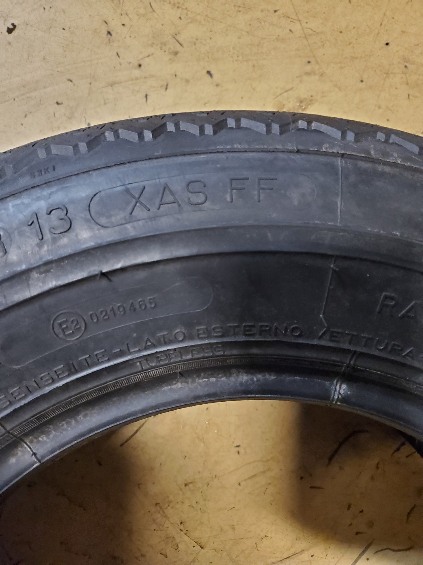 MICHELIN XAS FF BSW P 165 13 82H RALLY TIRE 6HR3XASFF