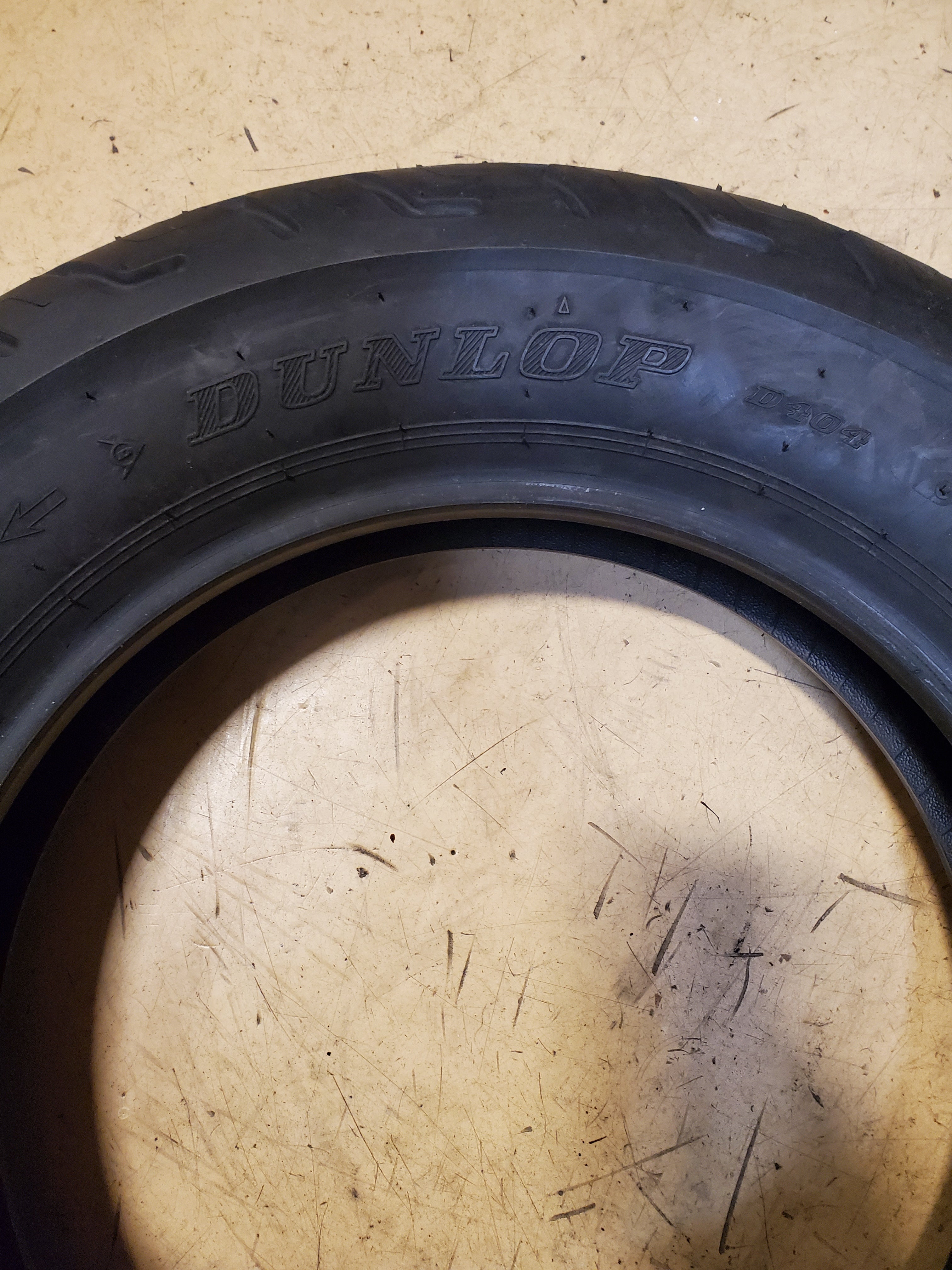 DUNLOP D404 BSW  170 80 15 77H REAR MOTORCYCLE TIRE 45605418