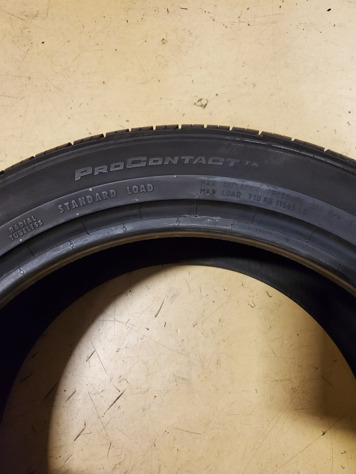 USED OS CONTINENTAL PROCONTACT TX BSW P 245 45 18 96H ALL SEASON TIRE 15503230000