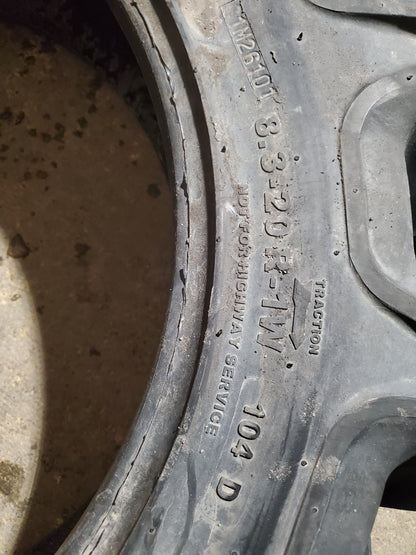 ARMSTRONG BIGFOOT BSW  8.3 20 6PLY TRACTOR TIRE A83206