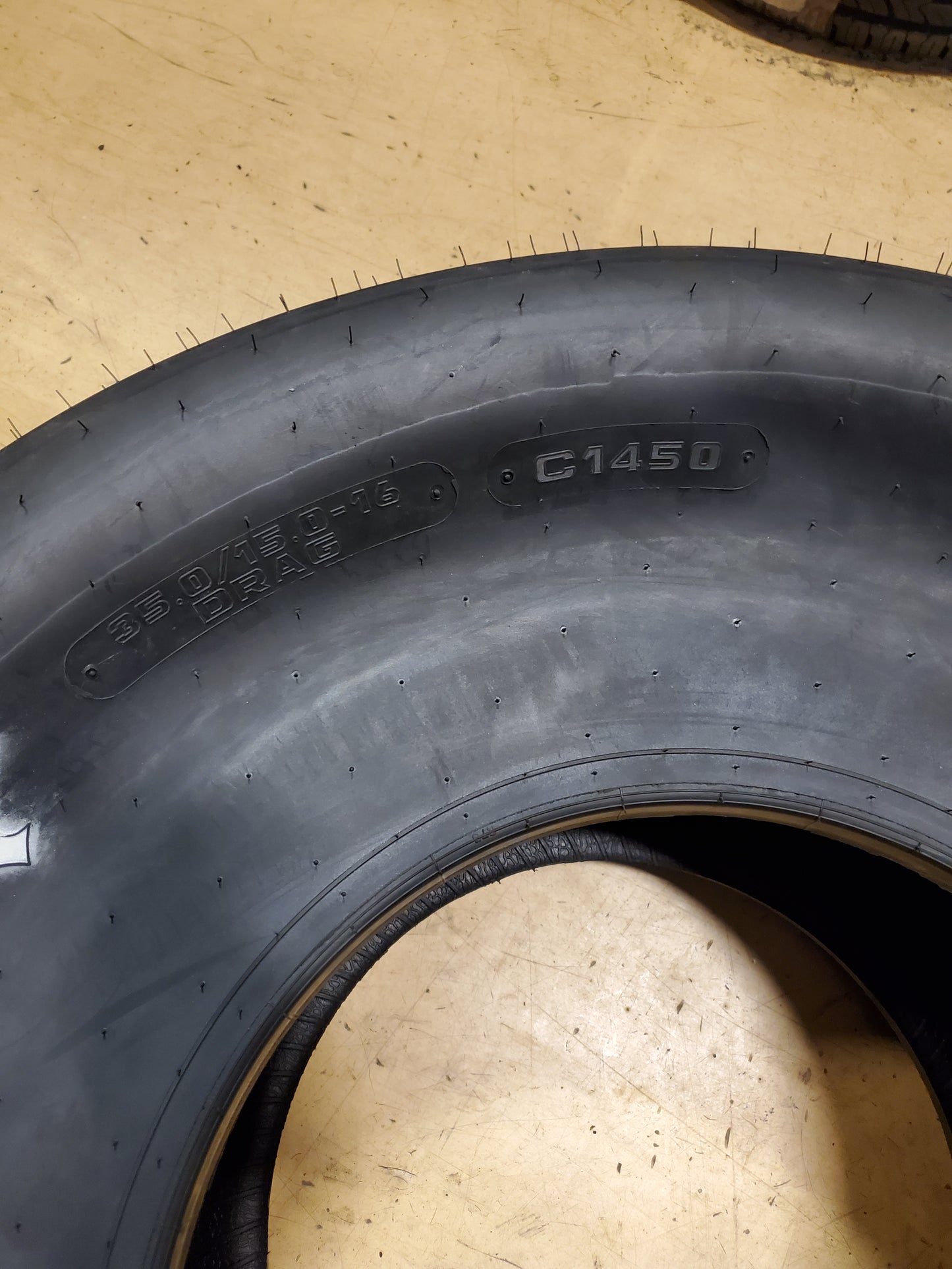 112" HOOSIER C1450 BSW 35 15 16 DRAG SLICK TIRE 18750 we