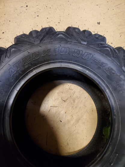 MILLION PARTS  BSW AT 25 10 12 6PLY ATV/UTV TIRE MP251012