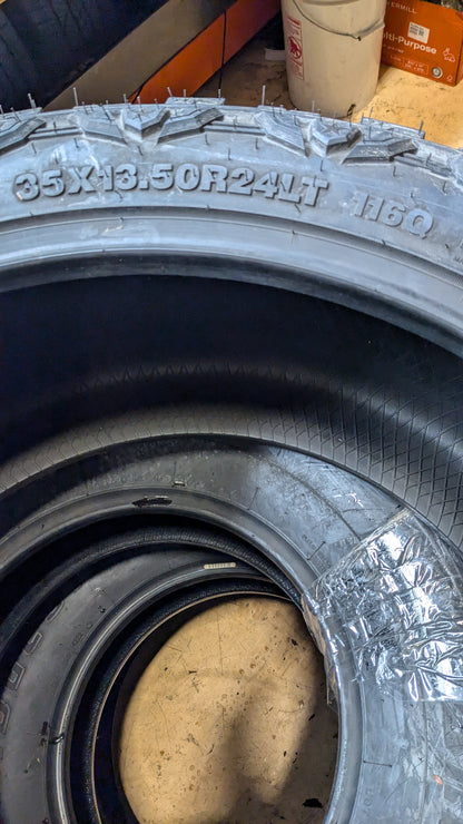 PREDATOR NEW MUTANT XMT BSW LT 35 13.5 24 116Q 12PLY MUD TERRAIN TIRE NPRXMT22