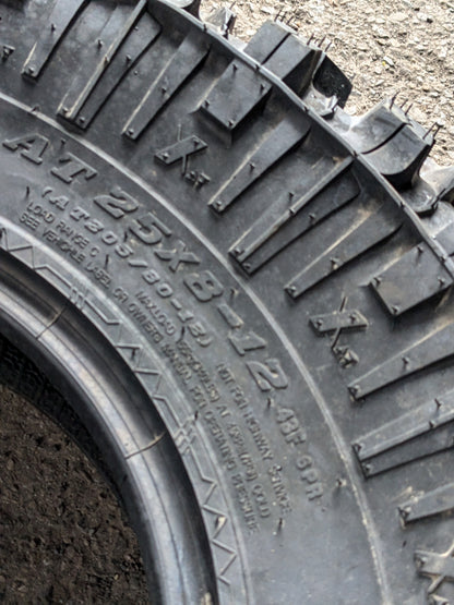 SEDONA COYOTE W16A BSW AT 25 8 12 43F 6PLY ATV/UTV TIRE CO25812
