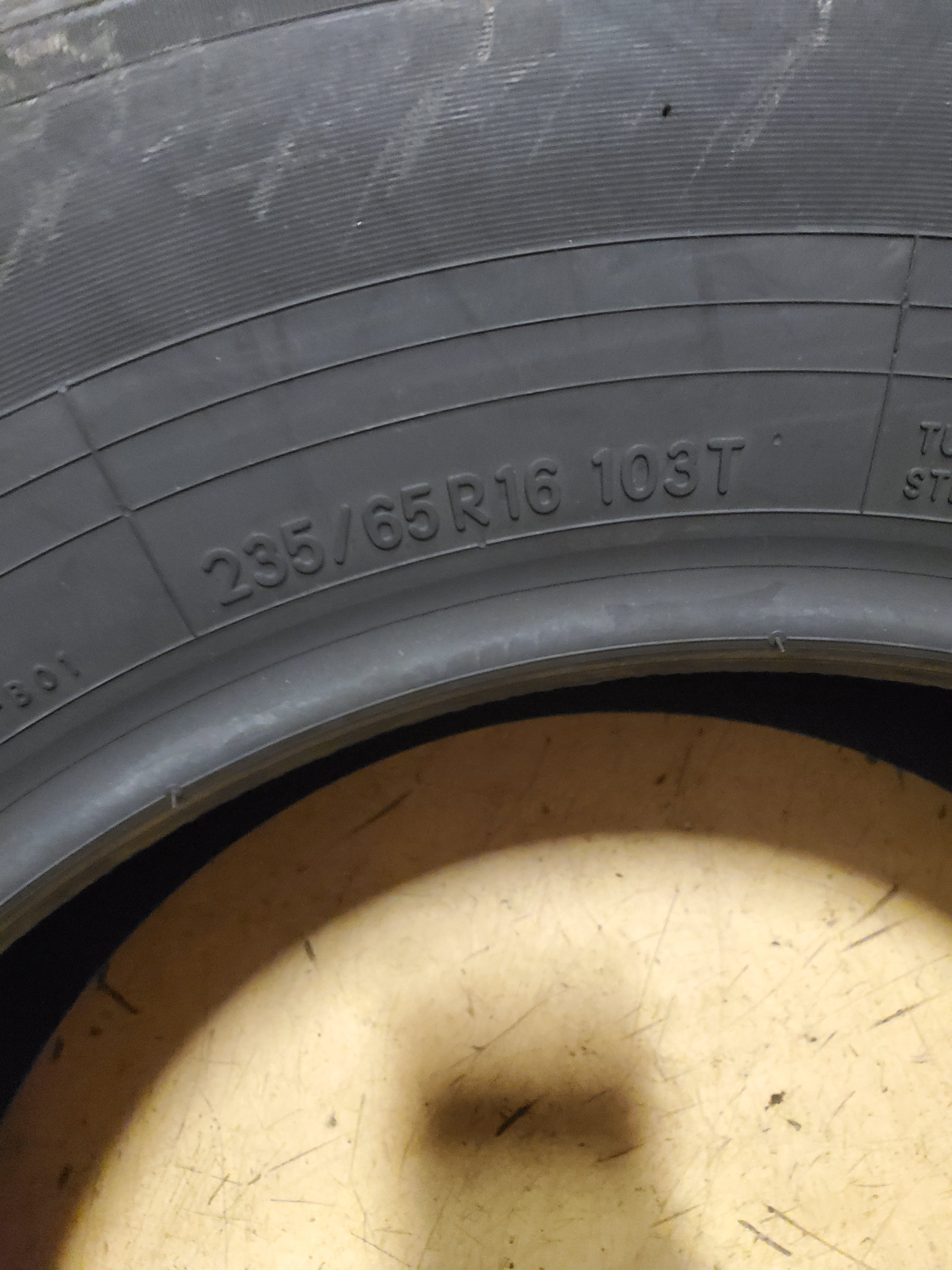 NOS TOYO CELSIUS BSW P 235 65 16 103T ALL WEATHER TIRE 243610