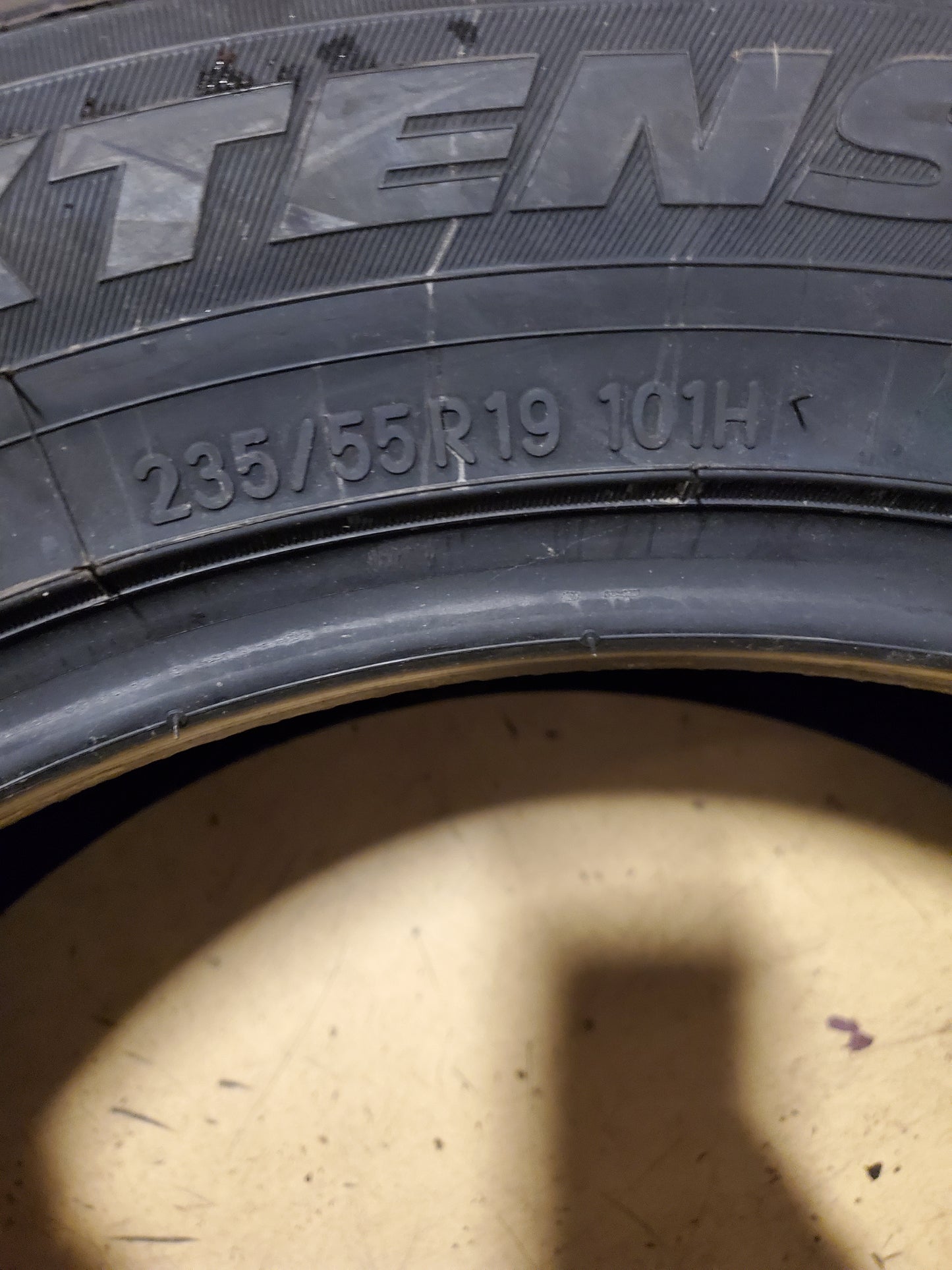 TOYO EXTENSA A/S II BSW P 235 55 19 101H ALL SEASON TIRE 147210