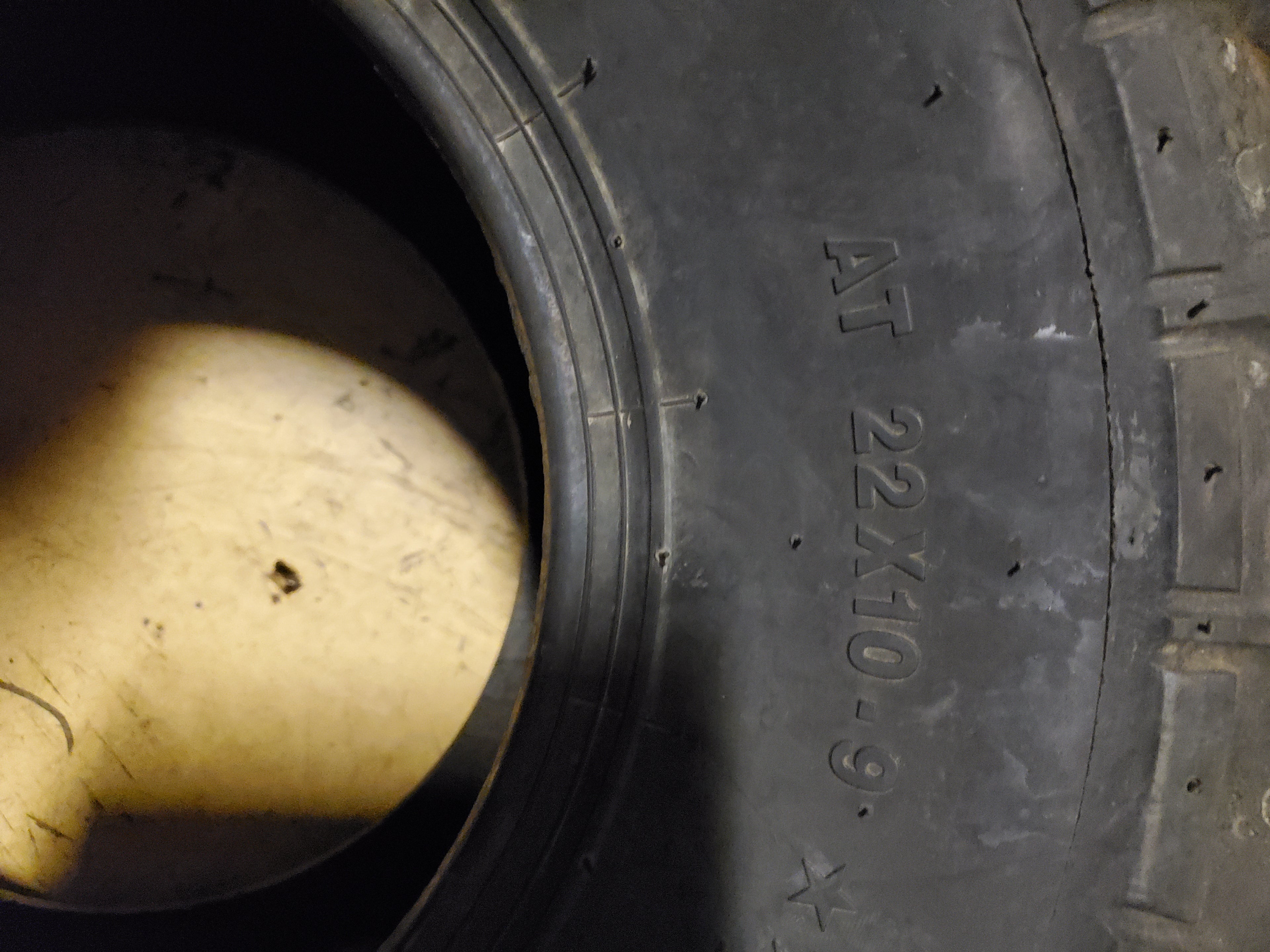 NOS SUNF A027 BSW AT 22 10 9 48J 6PLY ATV/UTV TIRE SA02722109