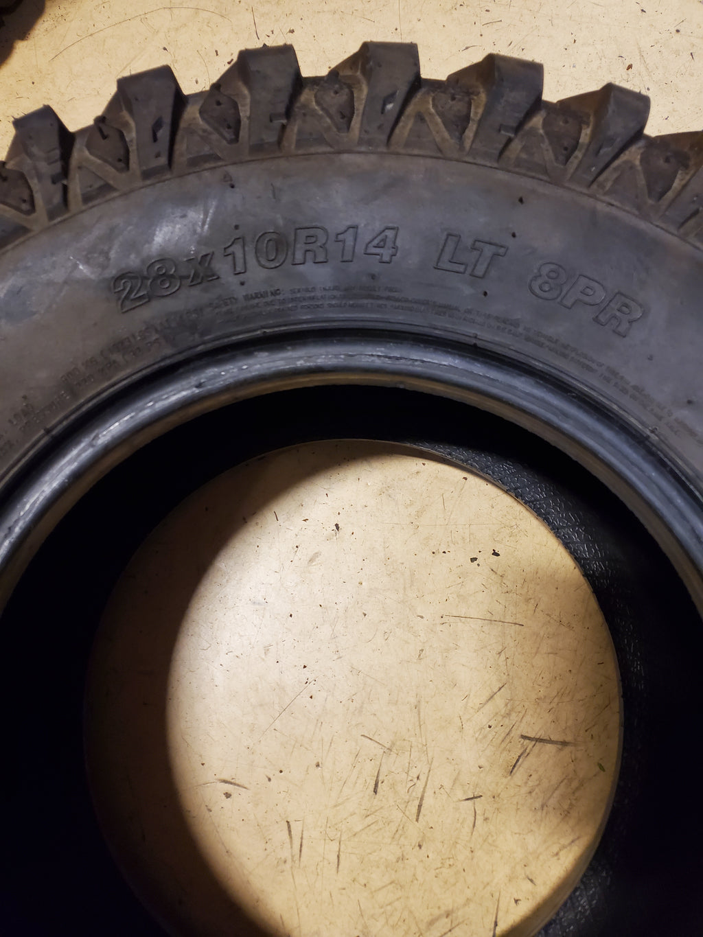 TENSOR REGULATOR BSW 28 10 14 8PLY ATV/UTV TIRE TR281014AT