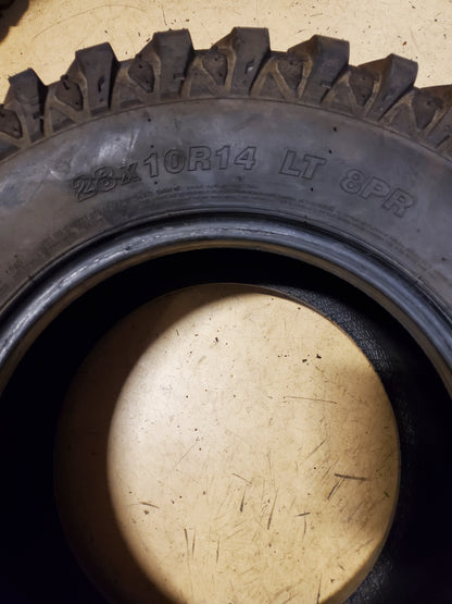 TENSOR REGULATOR BSW 28 10 14 8PLY ATV/UTV TIRE TR281014AT