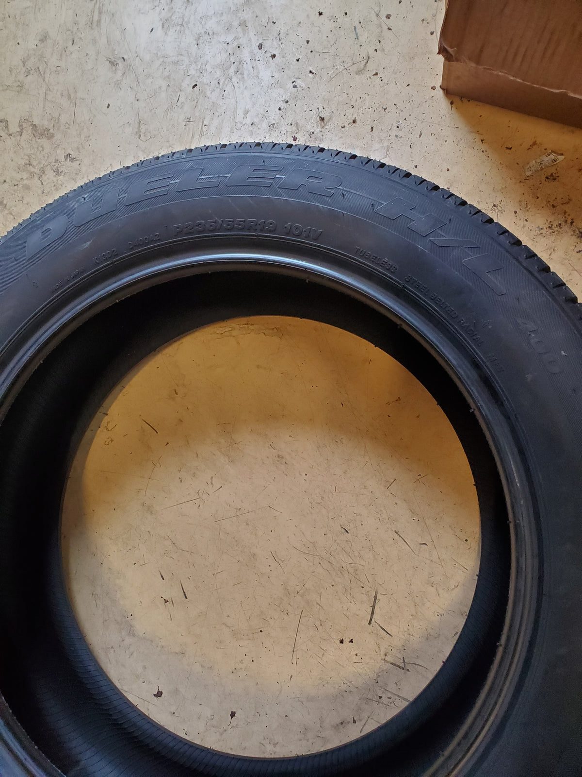 4 BRIDGESTONE DUELER H/L 400 BSW P 235 55 19 101V ALL SEASON TIRE 133289