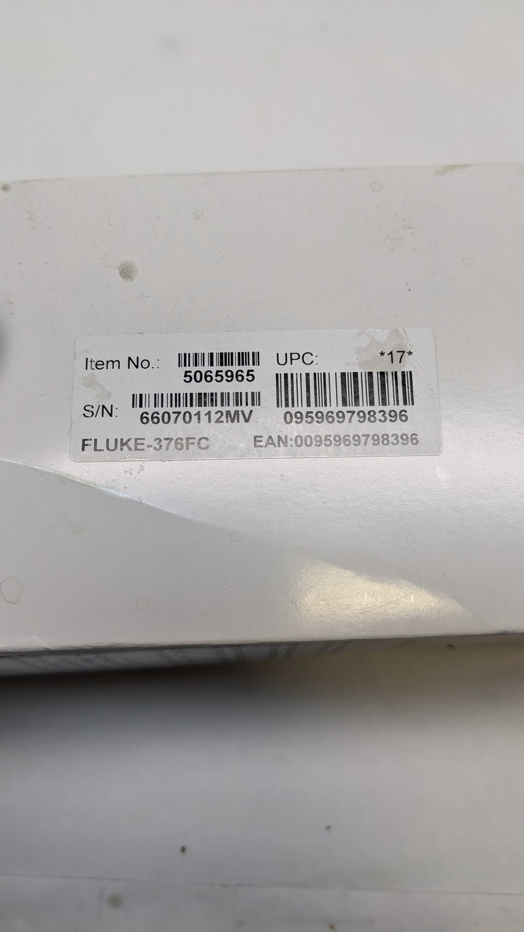 FLUKE AC/DC CLAMP METER 376FC 5065965
