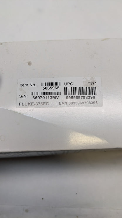 FLUKE AC/DC CLAMP METER 376FC 5065965