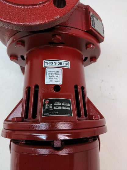 BELL & GOSSETT 610S PUMP WITH 1/2 HP W72717 2LHR4