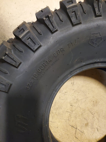 HERCULES TIS OFFROAD UT1 BSW 32 10 14 71J 8PLY ATV/UTV TIRE 98488