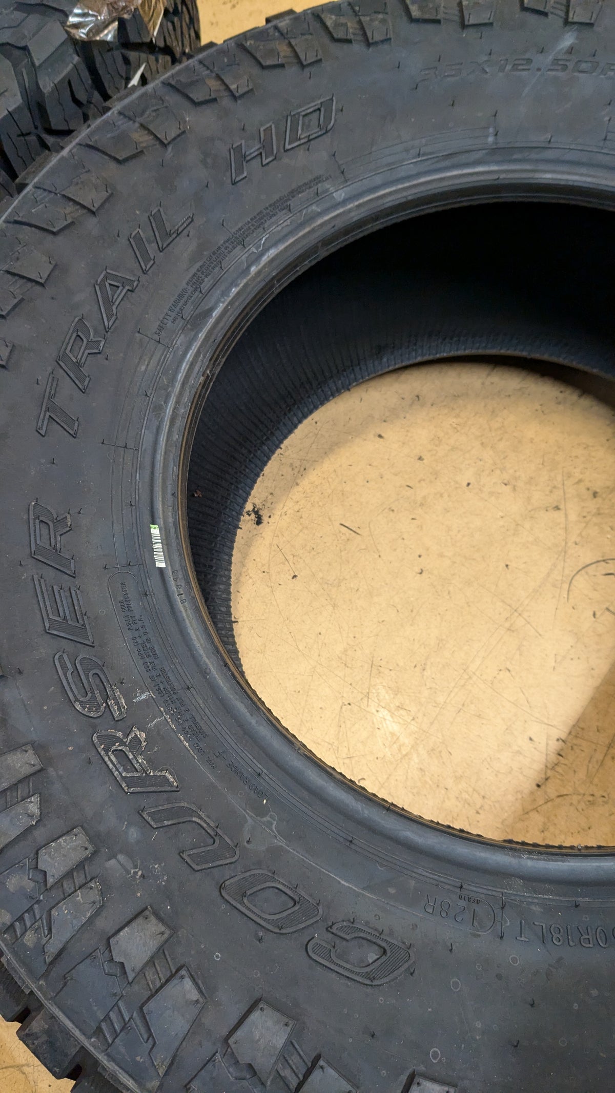 MASTERCRAFT COURSER TRAIL HD BSW LT 35 12.5 18 128R 12PLY TIRE 175081010