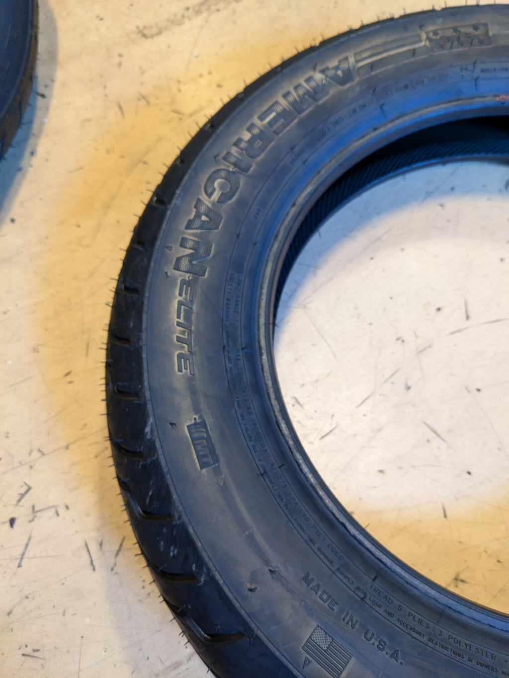DUNLOP AMERICAN ELITE BSW MU 85 16 77H REAR MOTORCYCLE TIRE 45131884