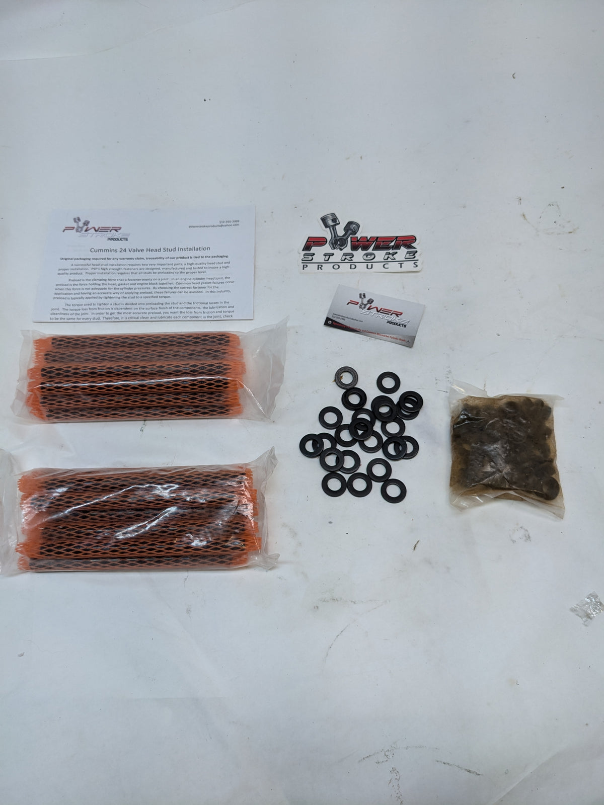 POWER STROKE PRODUCTS CUMMINS 24 VALVE HEAD 12MM STUD KIT PP-24V12MM-220SK