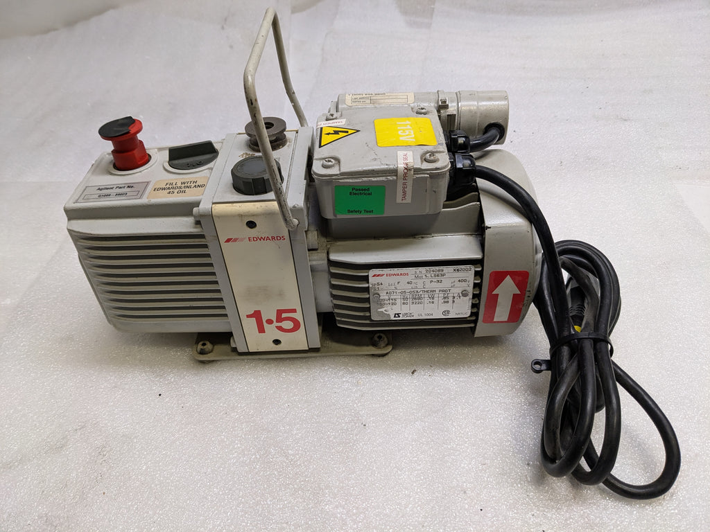 EDWARDS G1099-89023 ROTARY VANE VACCUM PUMP 115V USED B2