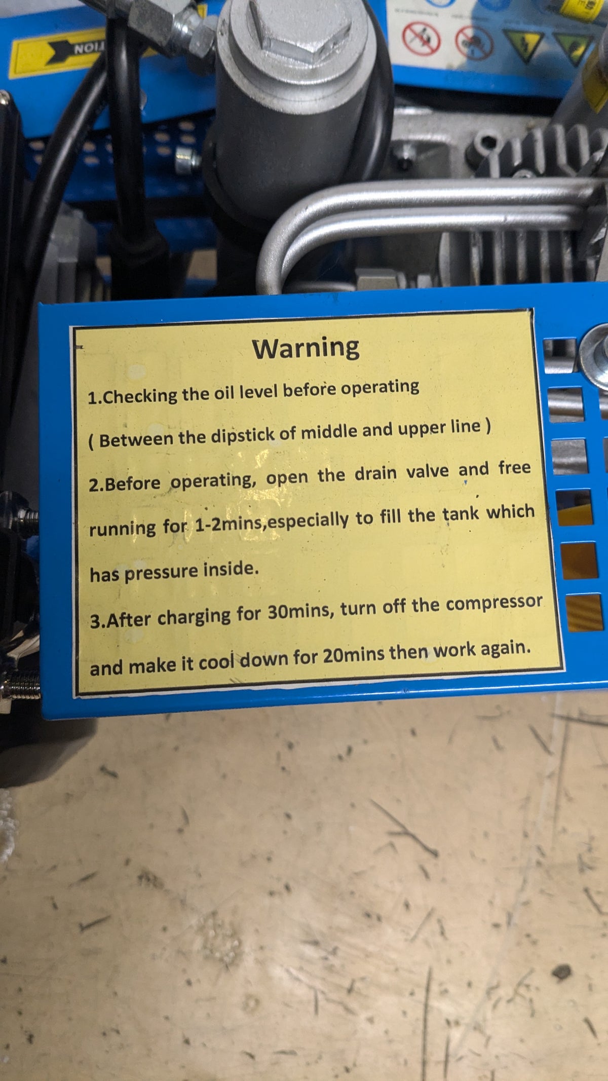 TUXING DRIVING AIR COMPRESSOR HIHG PRESSURE 100I/MIN 4500PSI TX-100