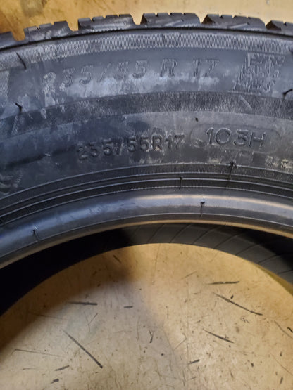 2 MICHELIN X-ICE SNOW BSW P 235 55 17 103H WINTER TIRE 20352