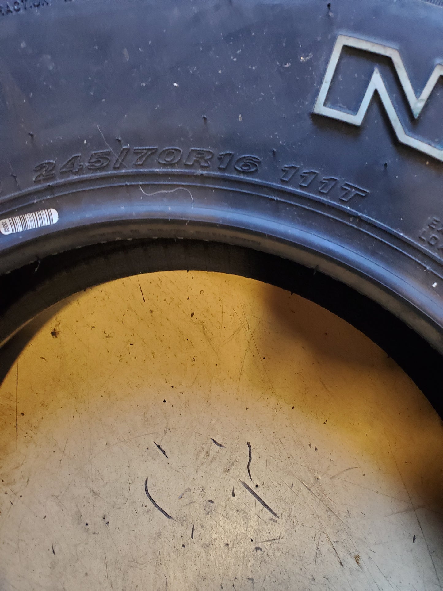 NOS NEXEN ROADIAN HTX RH5 OWL P 245 70 16 111T XL HIGHWAY TIRE 14397NXK