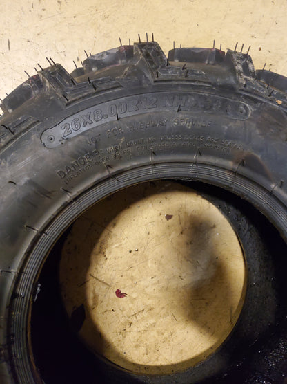 CARLISLE POLARIS PXT BSW 26 8 12 75F 4PLY ATV/UTV TIRE 560354