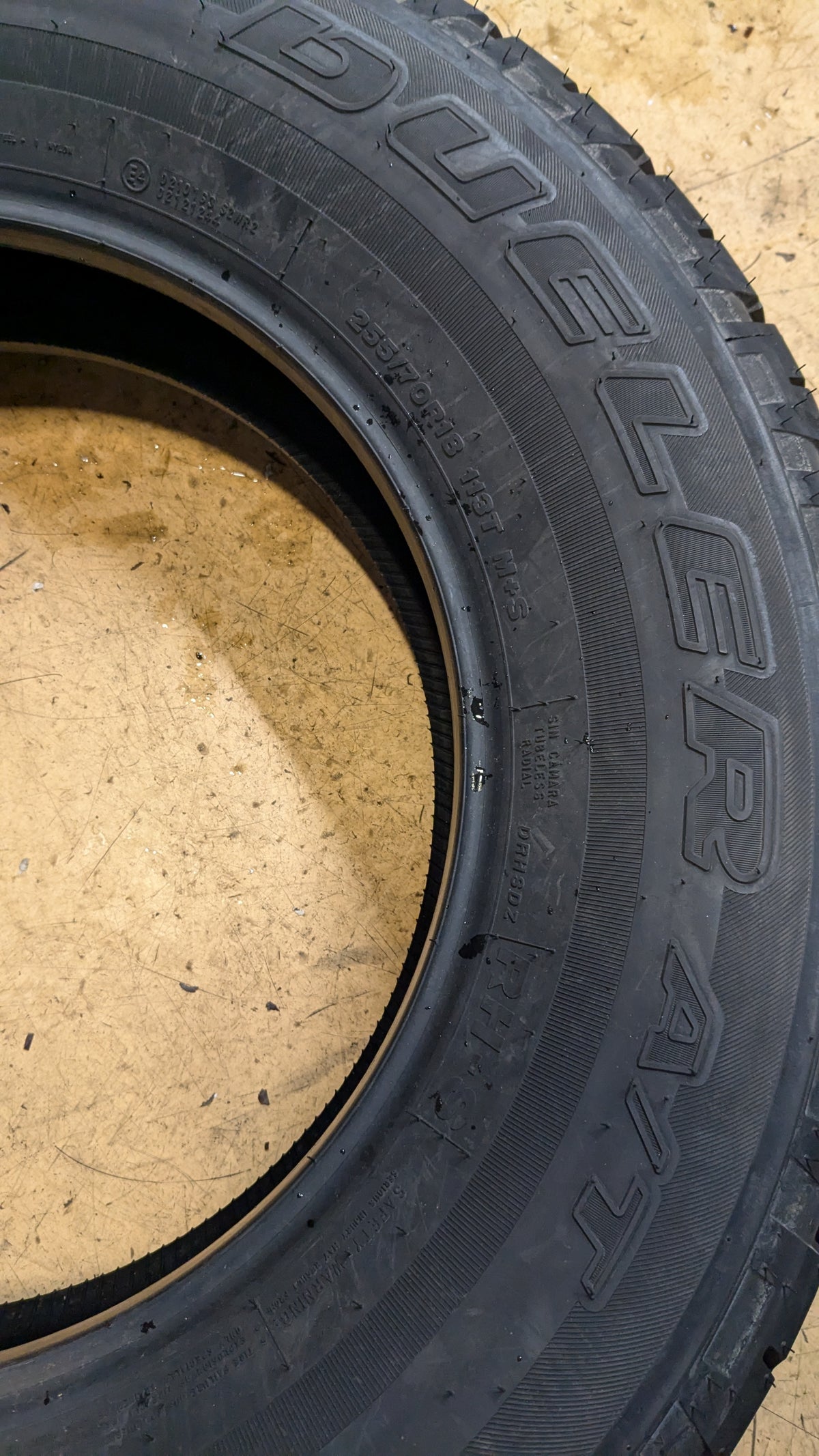 BRIDGESTONE DUELLER A/T RHS BSW P 255 70 18 113T  ALL TERRAIN TIRE 865