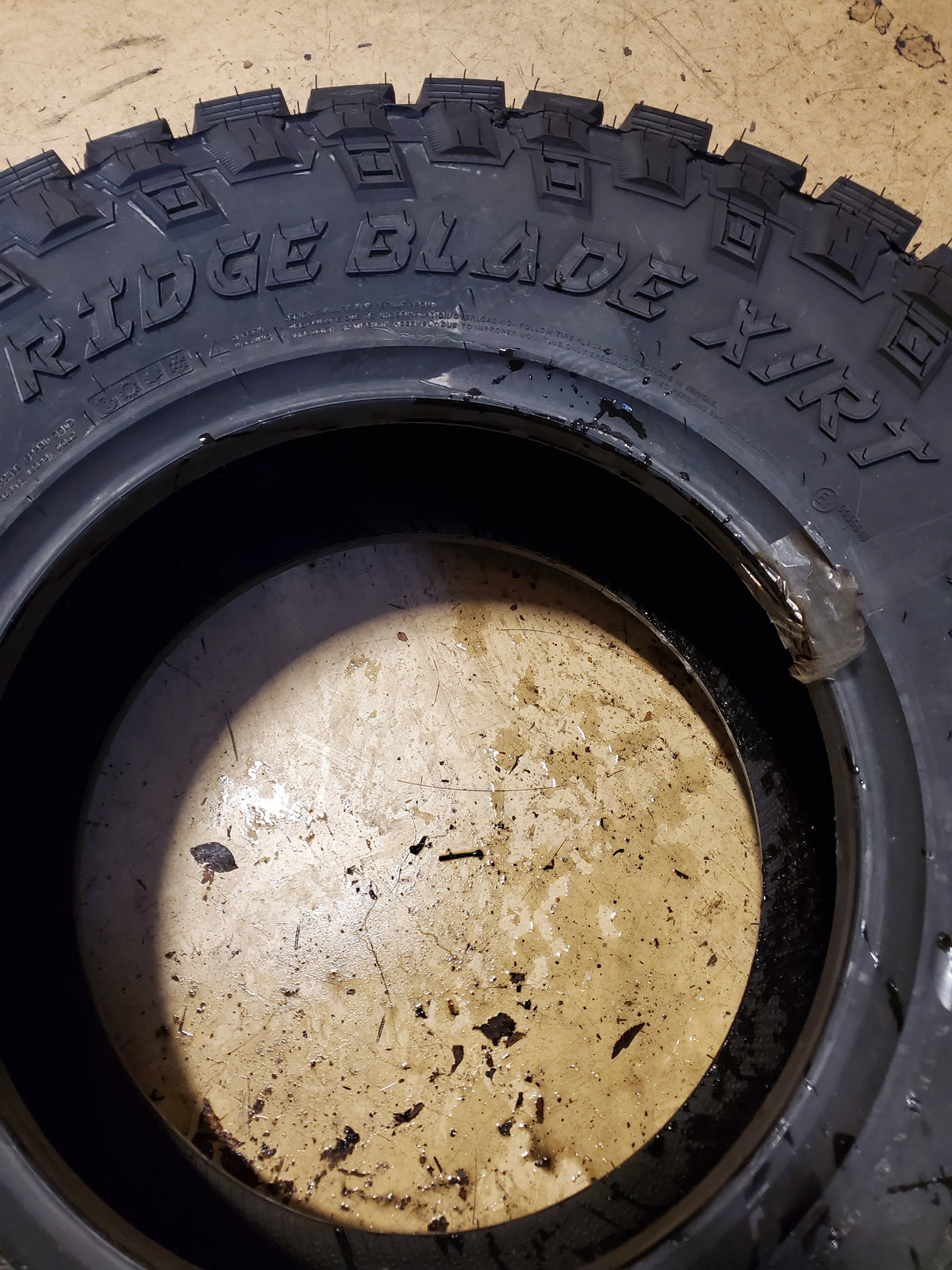 TESCHE RIDGE BLADE X/RT LT 265 75 16 121/118Q 12PLY RUGGED TERRAIN TIRE TC123TT