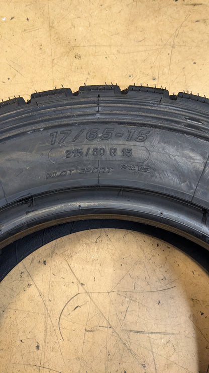 2 MICHELIN PILOT SPORT GRAVEL G80L BSW P 17 65 15 RALLY TIRE 96801