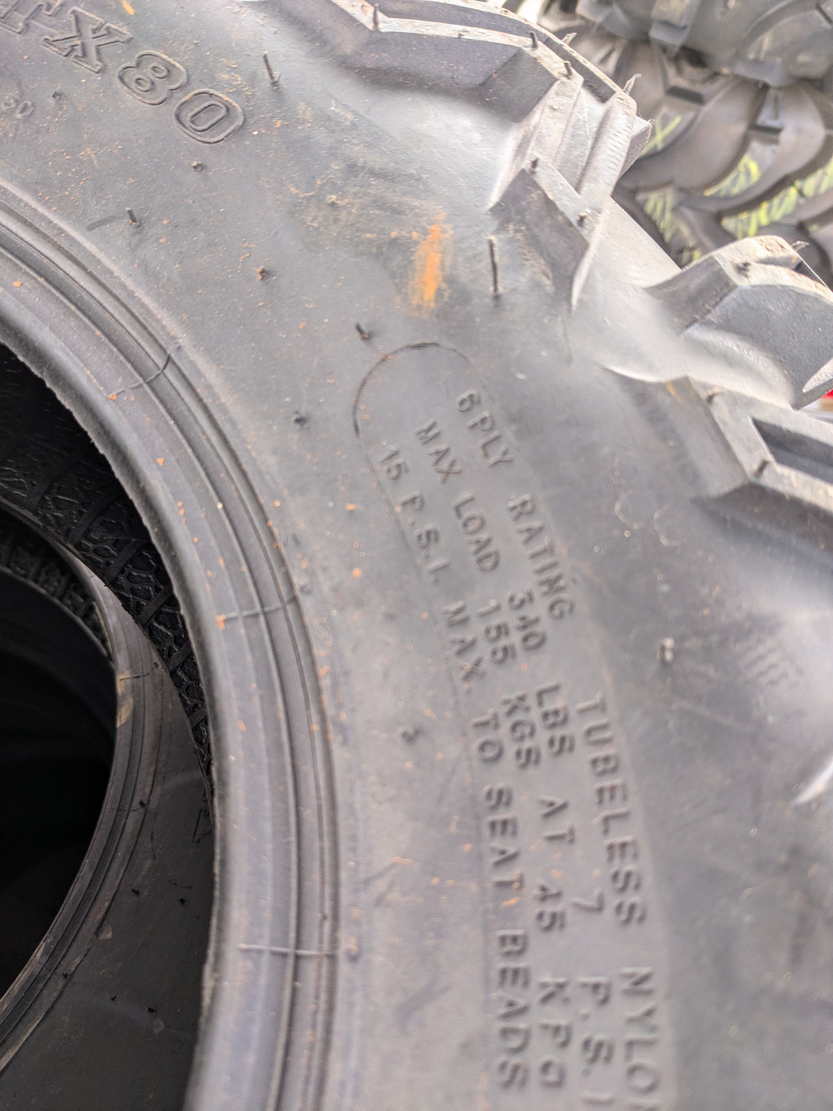 WANDA P341 A/T MASTER BSW LT 25 8 12 43F 6PLY ATV/UTV TIRE 10157