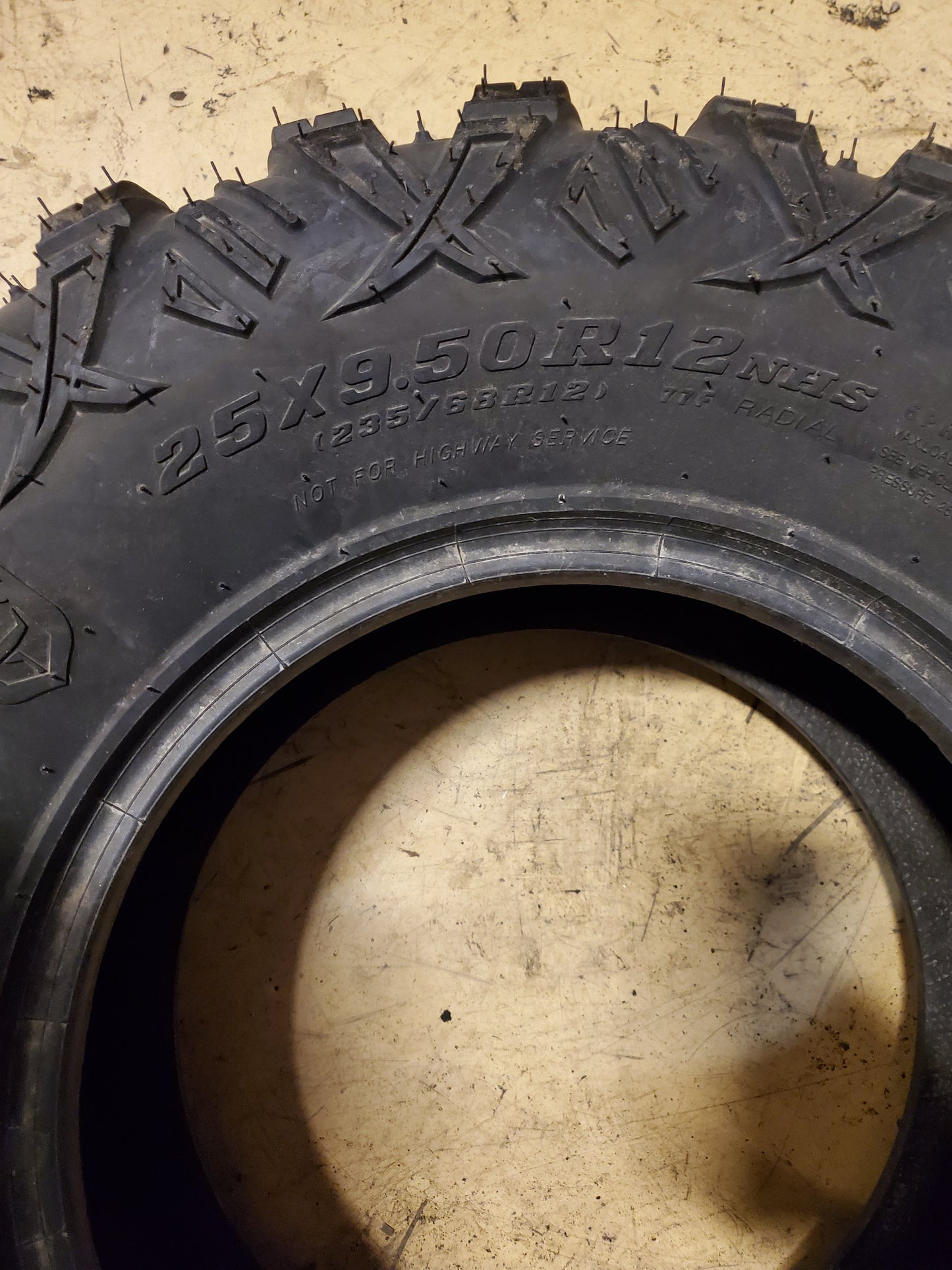 PRO ARMOR CRAWLER Y BSW 25 9.5 12 6PLY ATV/UTV TIRE T259512YTCR