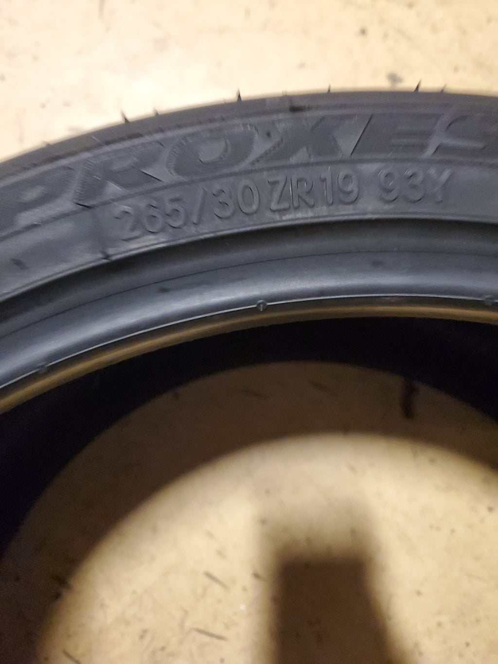 TOYO PROXES R888R BSW P 265 30 19 93Y XL TRACK COMPETITION TIRE 107730