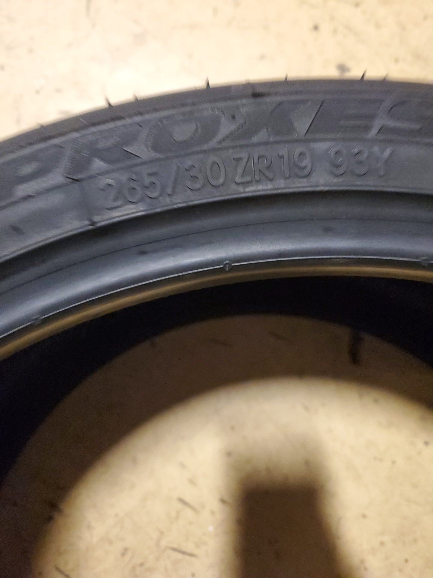 TOYO PROXES R888R BSW P 265 30 19 93Y XL TRACK COMPETITION TIRE 107730