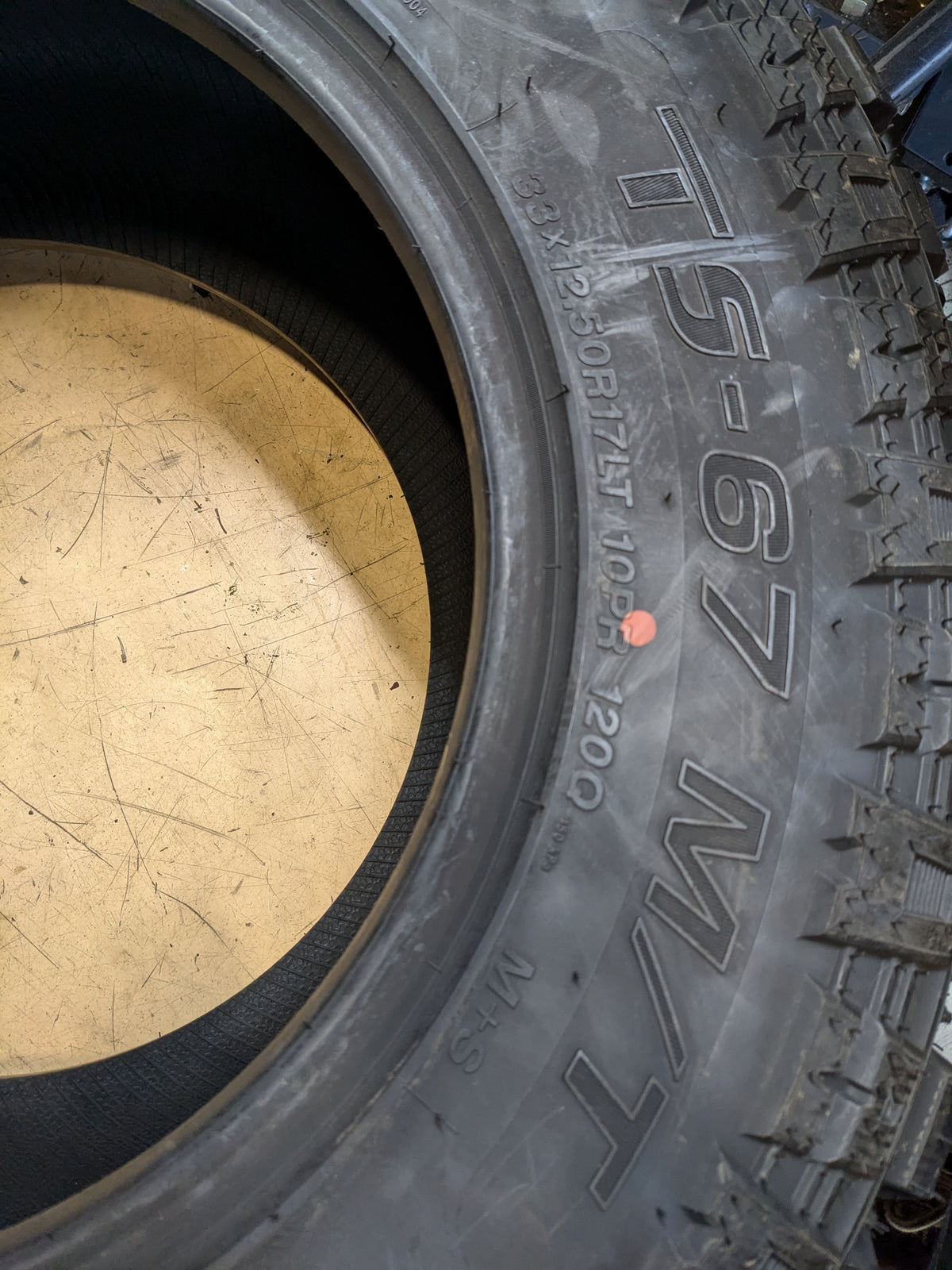 TBB TS-67 M/T BSW LT 33 12.50 17 120Q E MUD TERRAIN TIRE TBBP65181