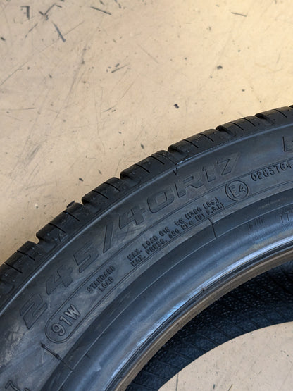 NEW OLD STOCK COOPER ZEON RS3-1 P 245 40 17 91W ALL SEASON TIRE 90000026291