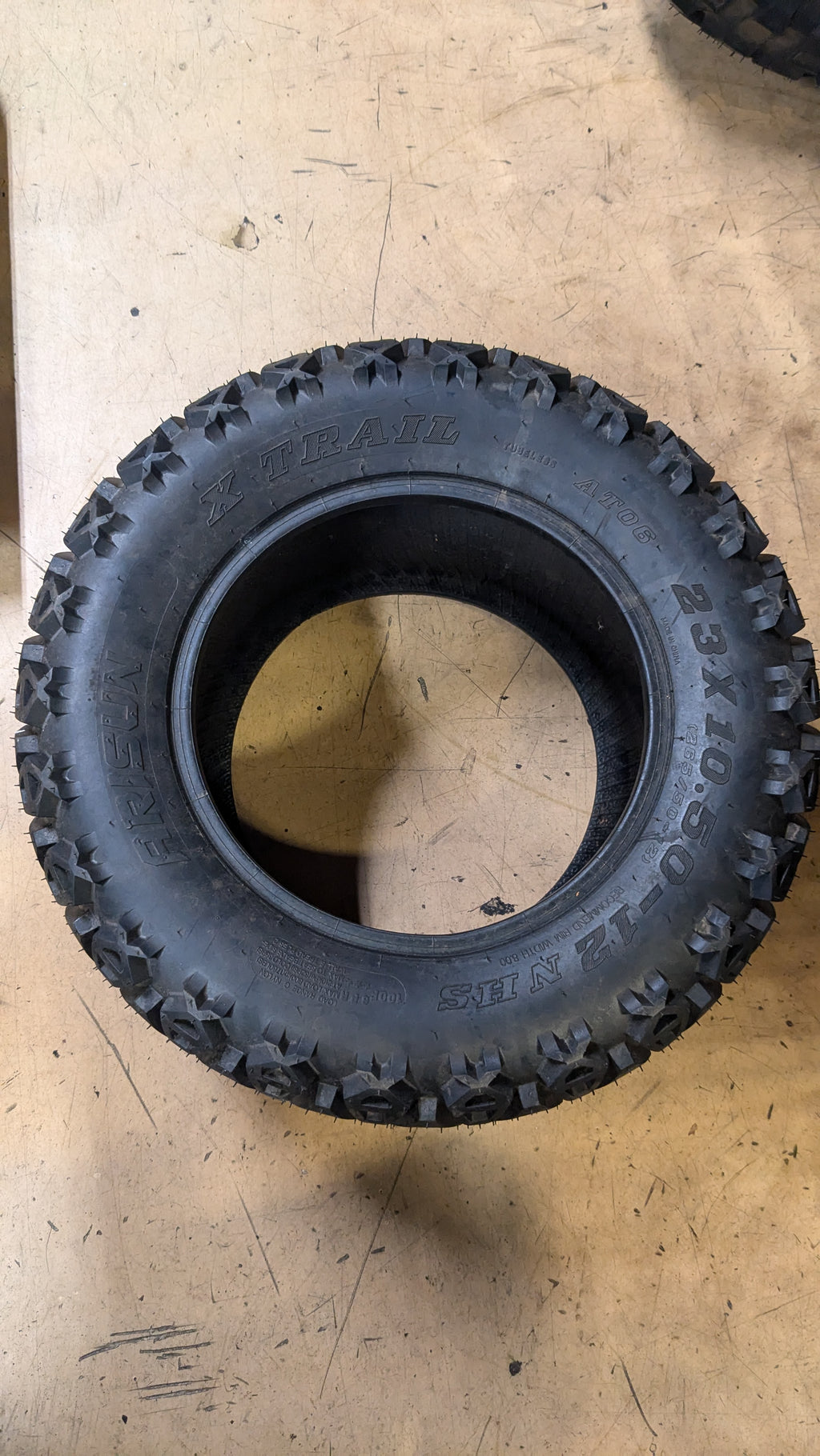 ARISUN  XTRAIL AT06 BSW  265 50 12 100F 6PLY GOLF TIRE 104331