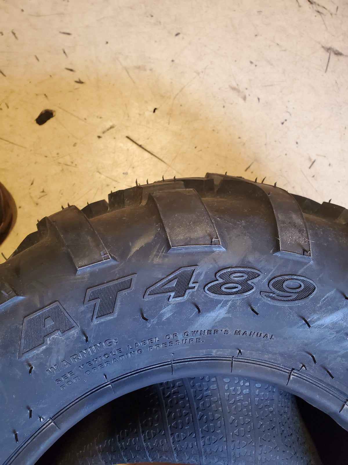 CARLSTAR AT489 BSW  25 11 12 4PLY ATV/UTV TIRE 589351