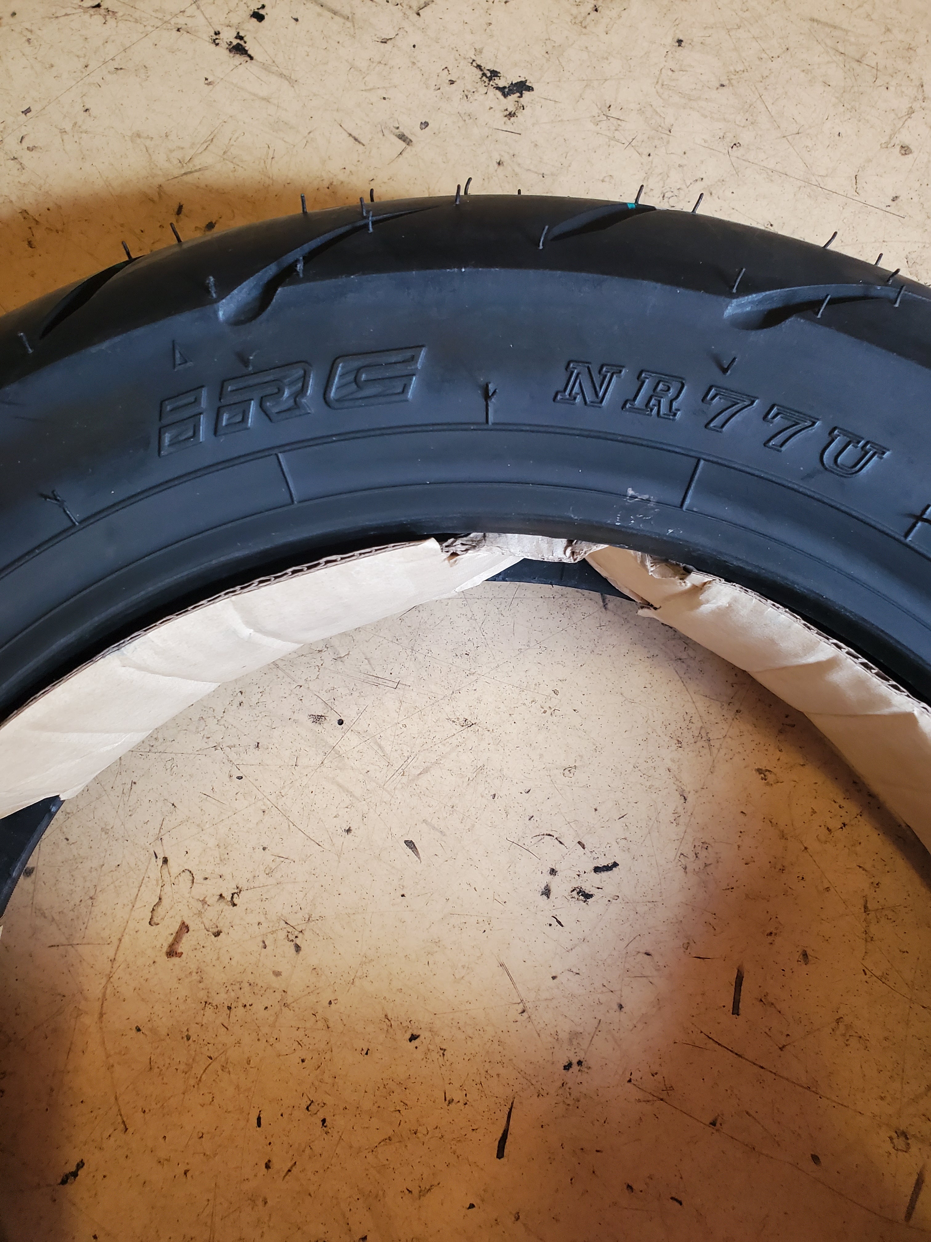 IRC NR77U BSW 130 70 12 56L 4PLY REAR MOTORCYCLE TIRE T10417