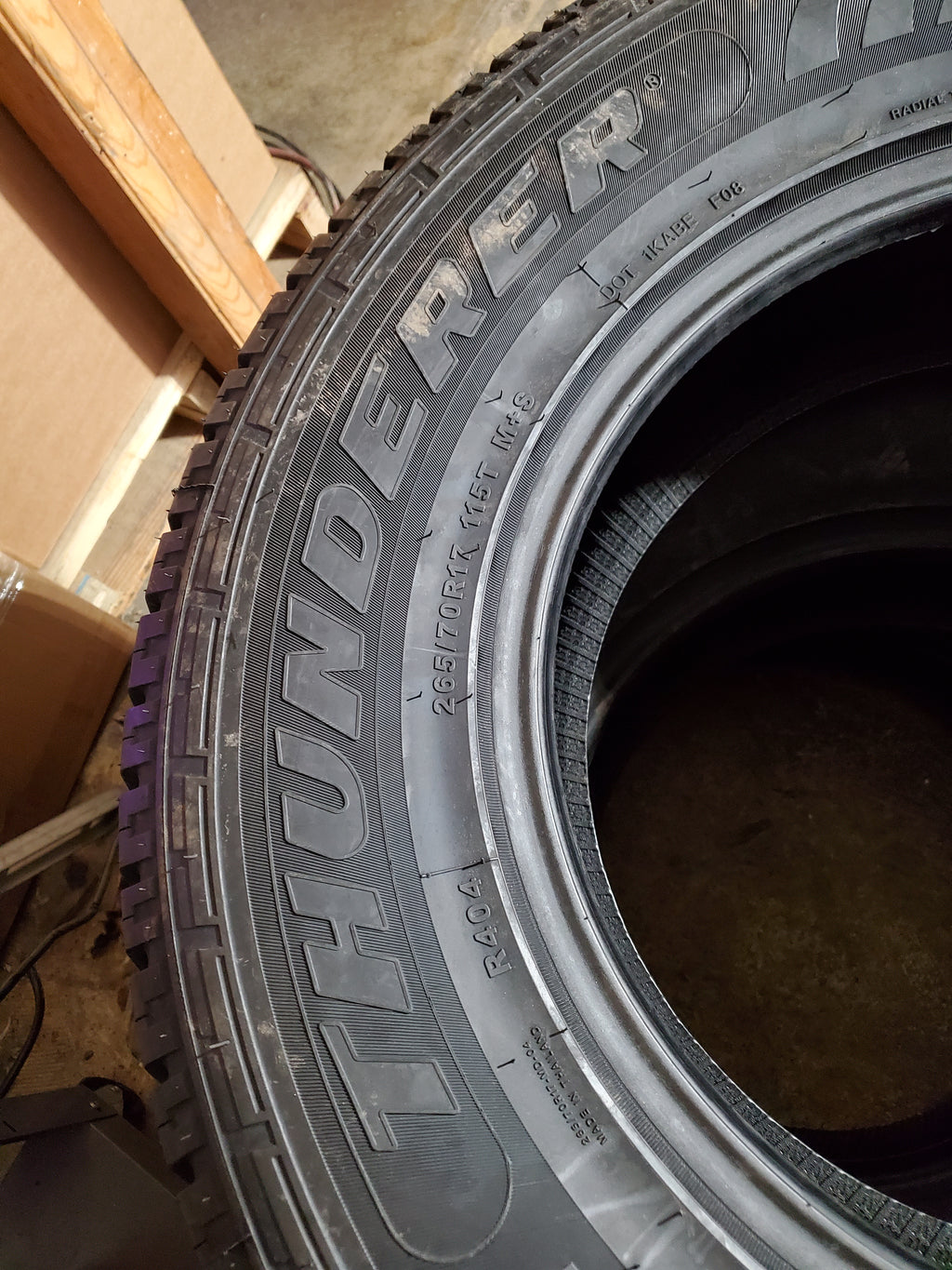 2 THUNDERER RANGER A/T R404 BSW P 265 70 17 115T ALL TERRAIN TIRE TH0635