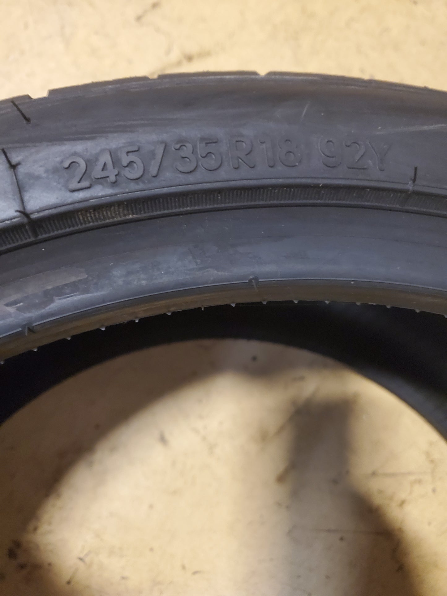 NOS TOYO PROXES SPORT A/S BSW P 245 35 18 92Y XL UHP TIRE 214870