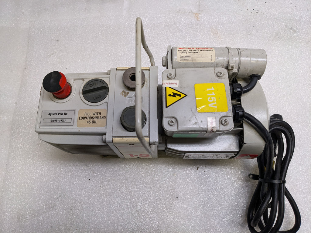 EDWARDS G1099-89023 ROTARY VANE VACCUM PUMP 115V USED B2