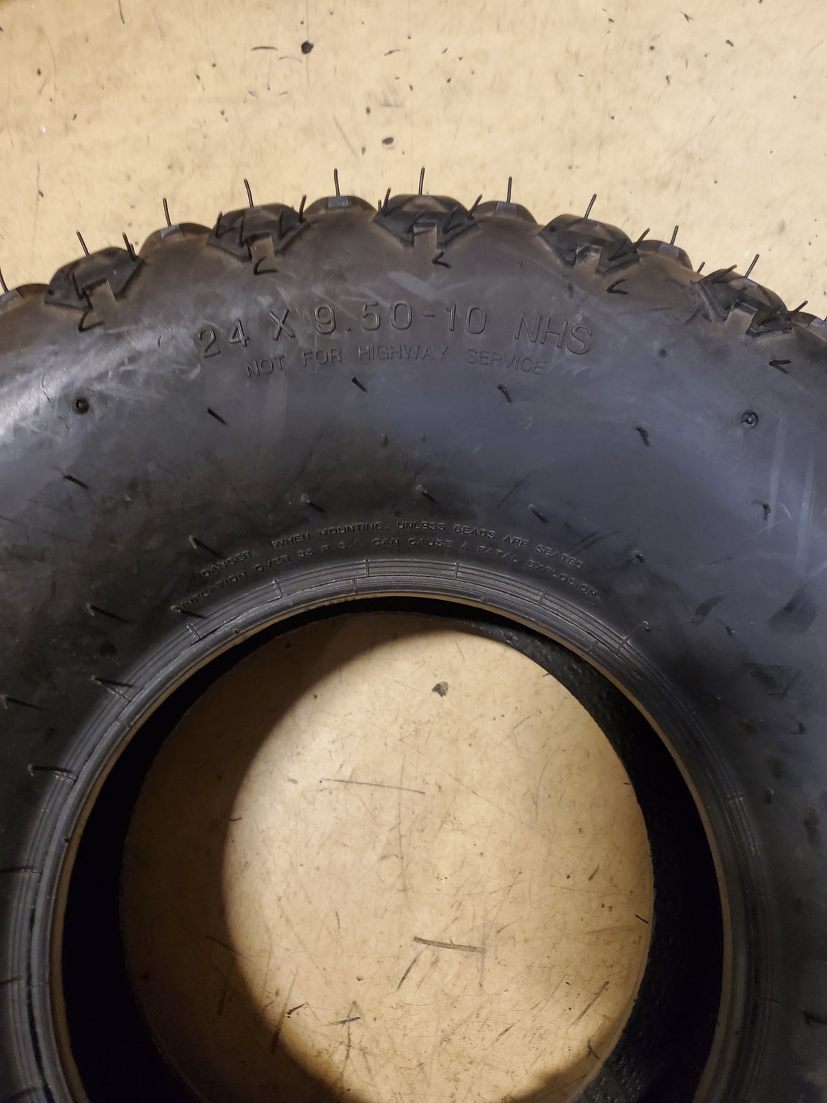NOS CARLISLE ALL TRAIL II BSW 24 9.5 10 4PLY ATV/UTV TIRE 55A3P2