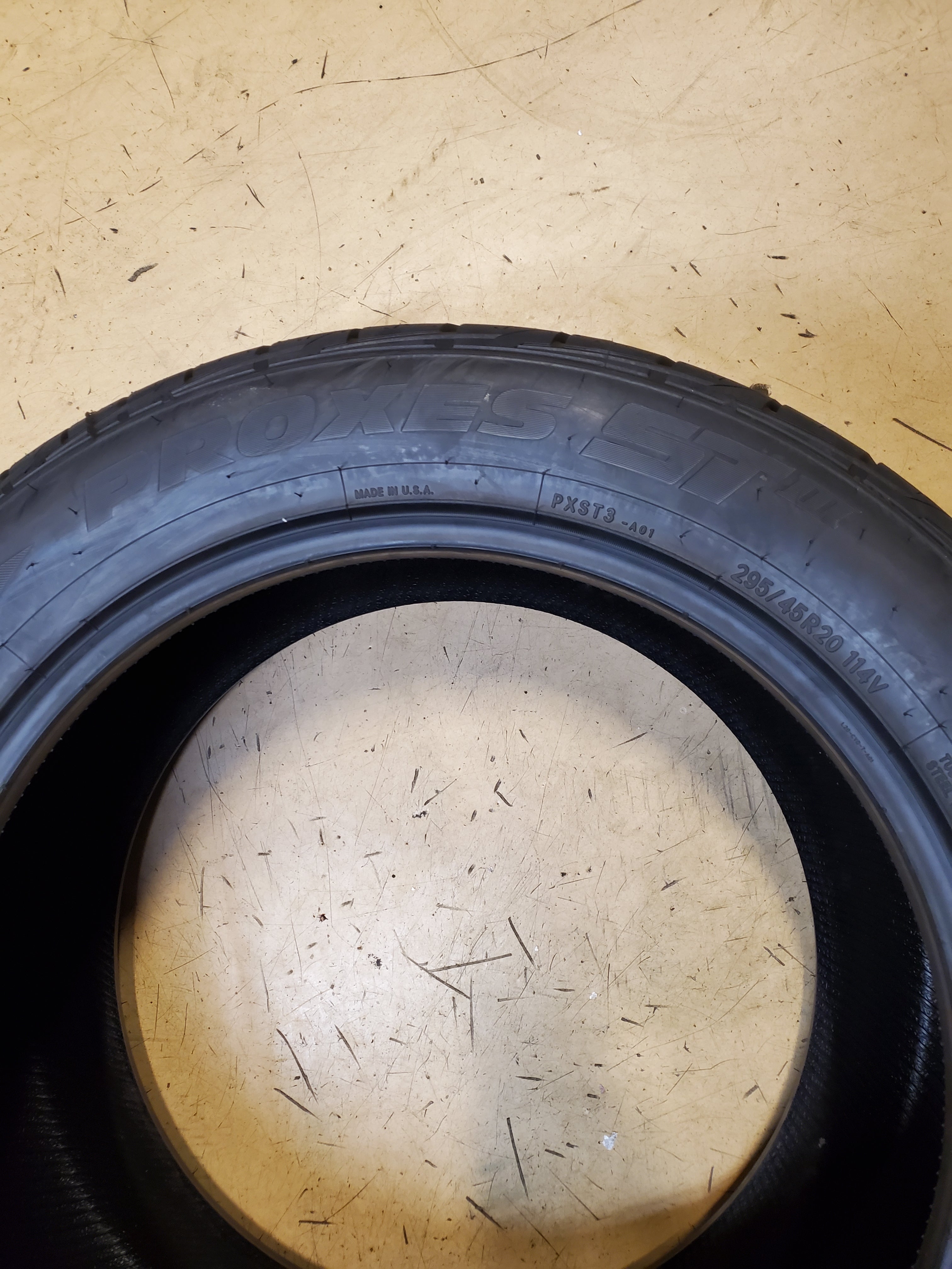 TOYO PROXES ST III BSW P 295 45 20 114V XL UHP TIRE 247300