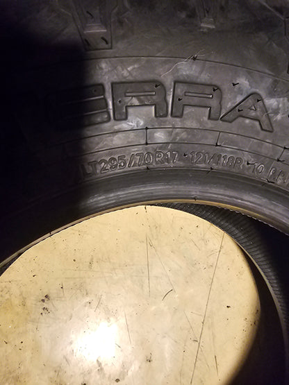 2 NITTO TERRA GRAPPLER G2 TIRES 295 70 17 121/118R LRE 10PLY ALL SEASON TIRES 216290